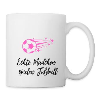 Fußball - Tasse - Weiß - Rechts