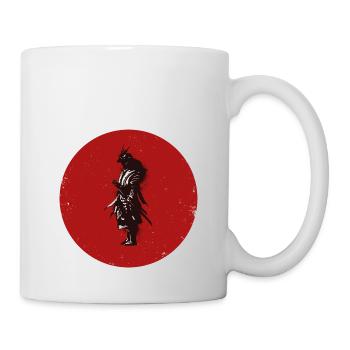Samurai Japanese Samurai Fighter Shirt - Mug - white - Right