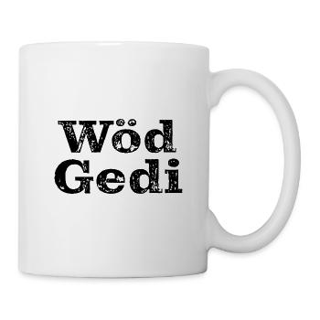 Wöd Gedi Bester Gedi sein Patenonkel fragen Taufe - Tasse - Weiß - Rechts