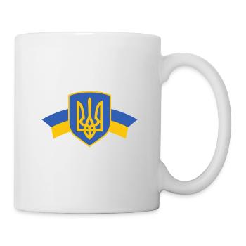 Ukraine Shield - Mug - white - Right