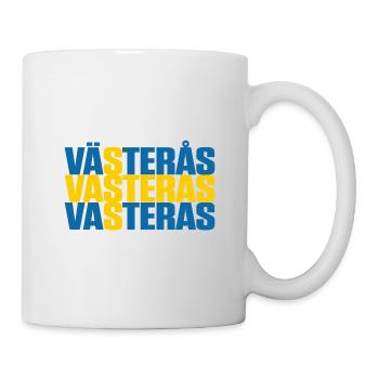 Västerås Schweden Fahne - Tasse - Weiß - Rechts