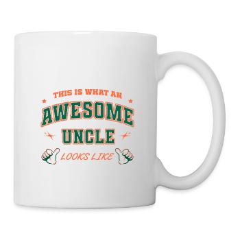 Voici à quoi ressemble un oncle génial Citation amusante - Mug blanc - blanc - Droite