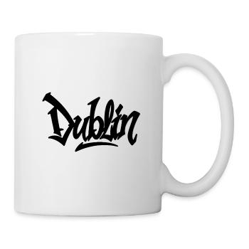 Dublin - Tasse - Weiß - Rechts
