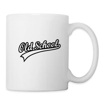 OLD SCHOOL OUTLINE - Tasse - Weiß - Rechts