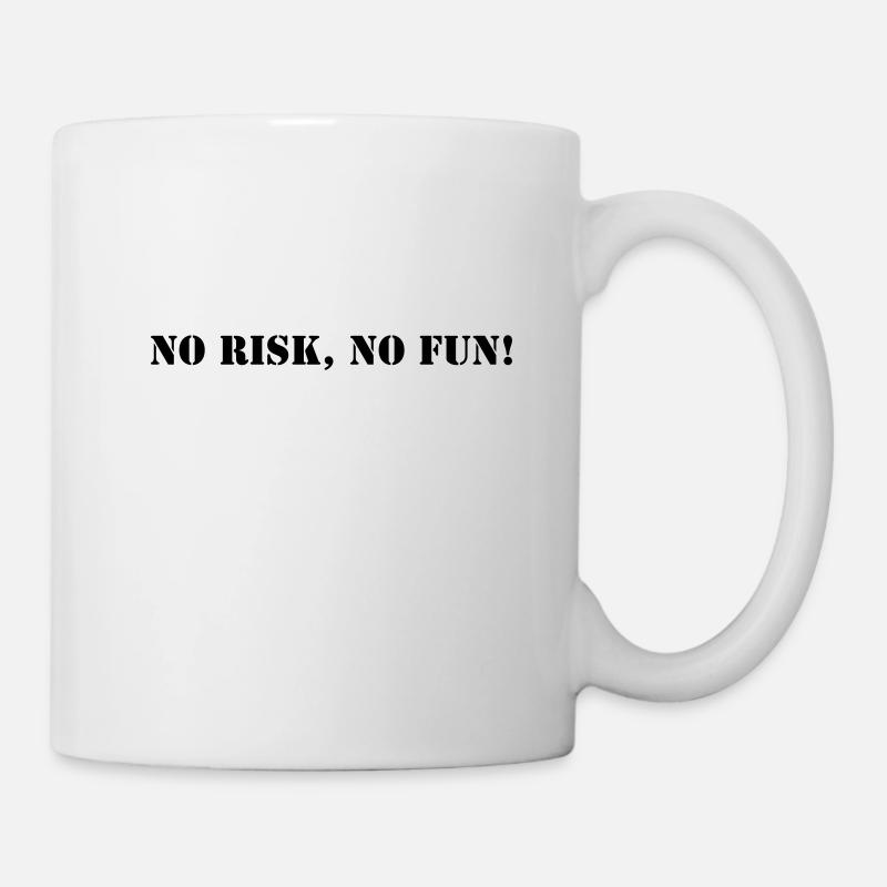 Pas de risque, pas de plaisir - Mug blanc - blanc