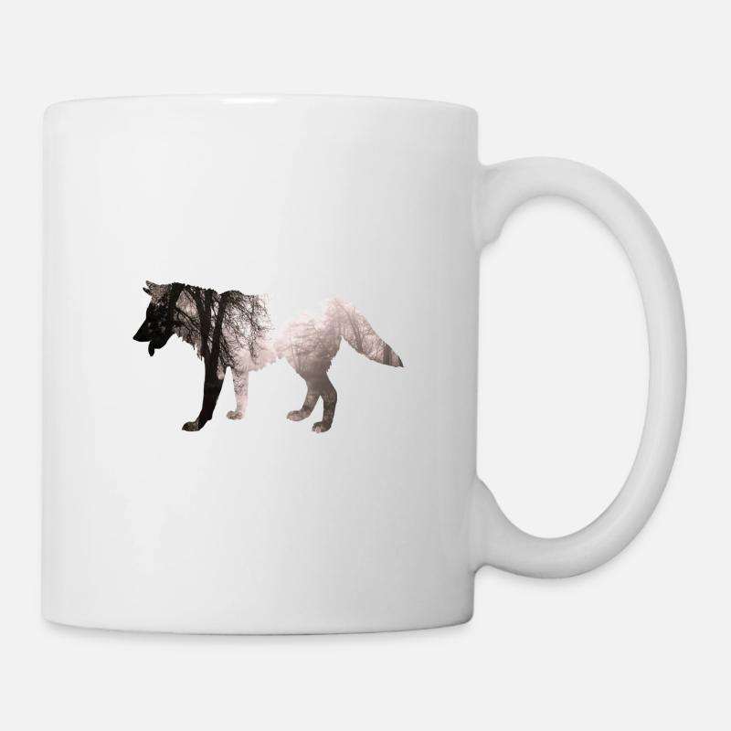 wolf - Mug - white