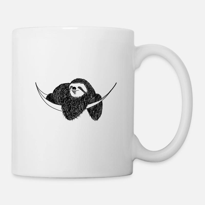 Faultier - Tasse - Weiß