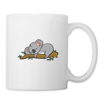 A cute koala is sleeping. - Mug - white - Right