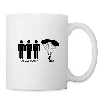 Fallschirmspringer Fallschirm Fallschirmspringen - Tasse - Weiß - Rechts