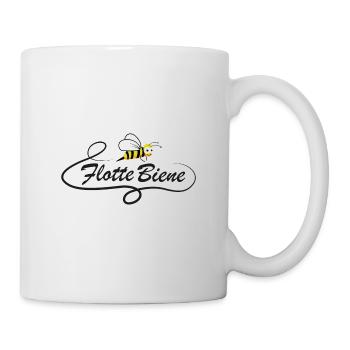 Flotte Biene Imker Bienenzüchter Spruch - Tasse - Weiß - Rechts