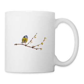 Blaumeise - Tasse - Weiß - Rechts