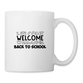 SCHOOL SCHOOL DAY START SHIRT SAYING GIFT MOTIF - Mug - white - Right