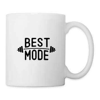Gym Bull - Beast Mode - Mug blanc - blanc - Droite