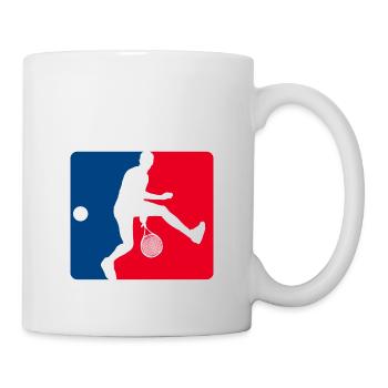 Tennis Balle de tennis Joueur de tennis - Mug blanc - blanc - Droite