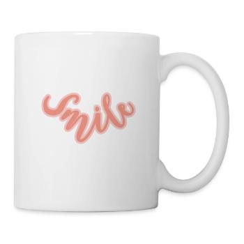 smile white - Mug - white - Right