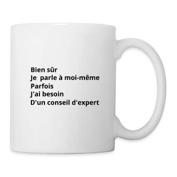 Conseil d'Expert - expert - Mug blanc - blanc - Droite
