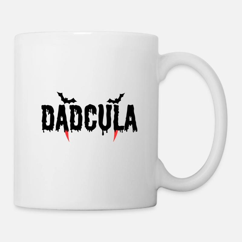 Dadcula Halloween Papa - Tasse - Weiß