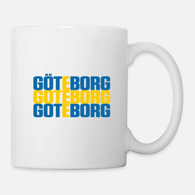 Göteborg Schweden Fahne - Tasse - Weiß