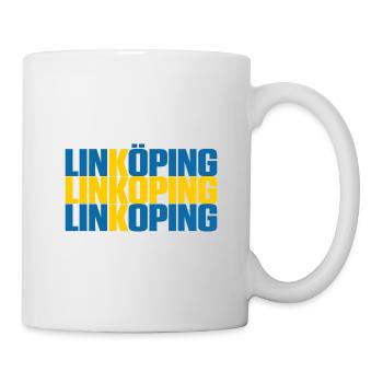Linköping Sweden Flag - Mug - white - Right