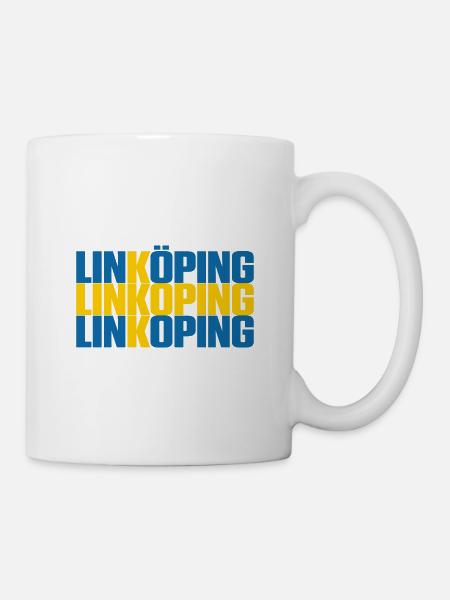 Linköping Schweden Fahne - Tasse - Weiß