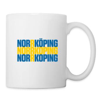Norrköping Sweden Flag - Mug - white - Right