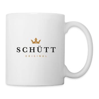 Schütt Original Family Logo Noir - Mug blanc - blanc - Droite