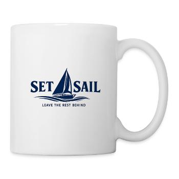 Set Sail Leave the Rest Behind - Mug - white - Right
