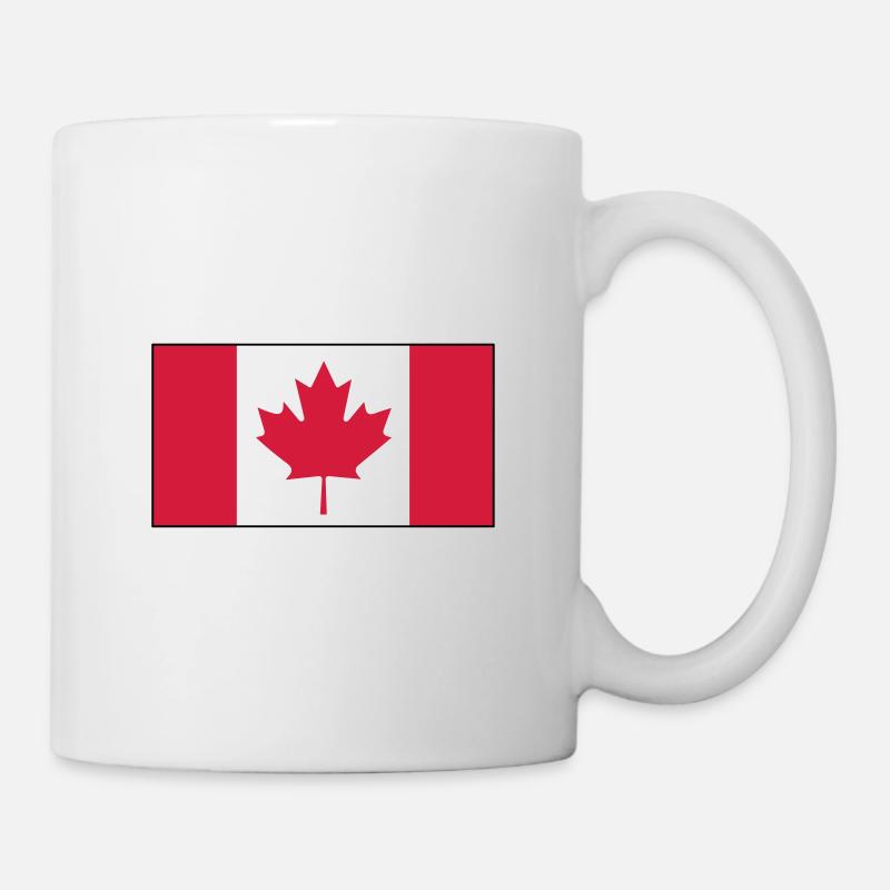 Kanada Flagge - Tasse - Weiß