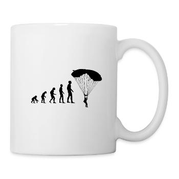 Parachute parachutiste - Mug blanc - blanc - Droite