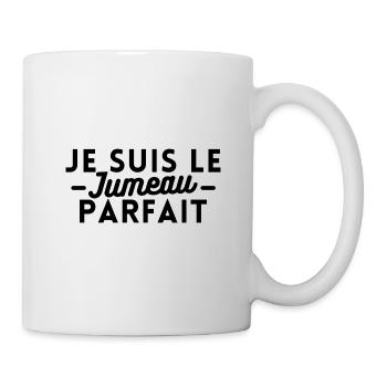 Je suis le jumeau parfait - Mug blanc - blanc - Droite