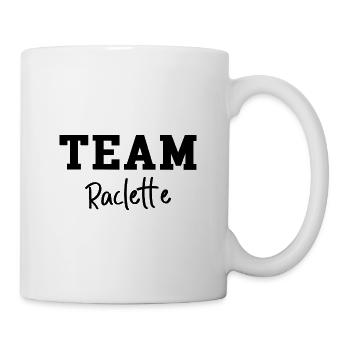 Team raclette idée cadeau humour hiver - Mug blanc - blanc - Droite