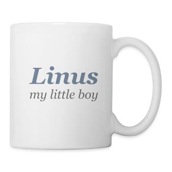 Linus my little boy - tolles Design - Tasse - Weiß - Rechts