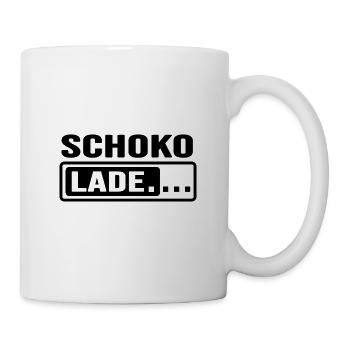 süßes schokolade naschkatze schoko lade - Tasse - Weiß - Rechts