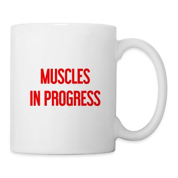 Muscles en progression - Mug blanc - blanc - Droite