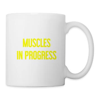 Muscles en progression - Mug blanc - blanc - Droite