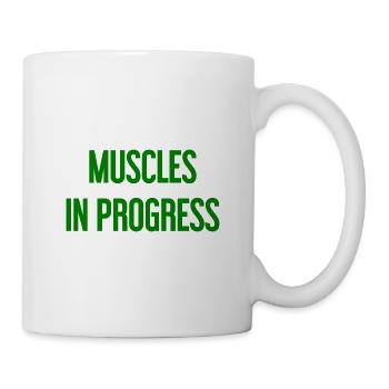 Muscles en progression - Mug blanc - blanc - Droite