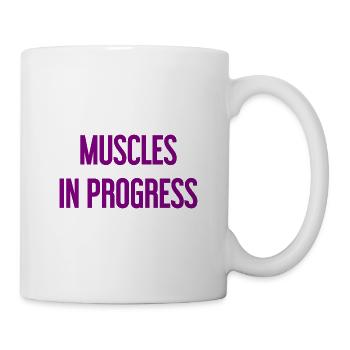 Muscles en progression - Mug blanc - blanc - Droite