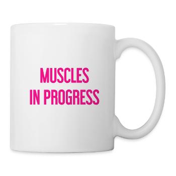 Muscles en progression - Mug blanc - blanc - Droite