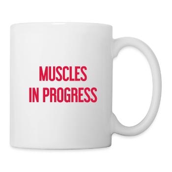 Muscles en progression - Mug blanc - blanc - Droite