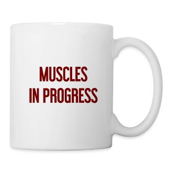 Muscles en progression - Mug blanc - blanc - Droite