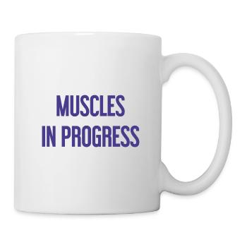 Muscles en progression - Mug blanc - blanc - Droite