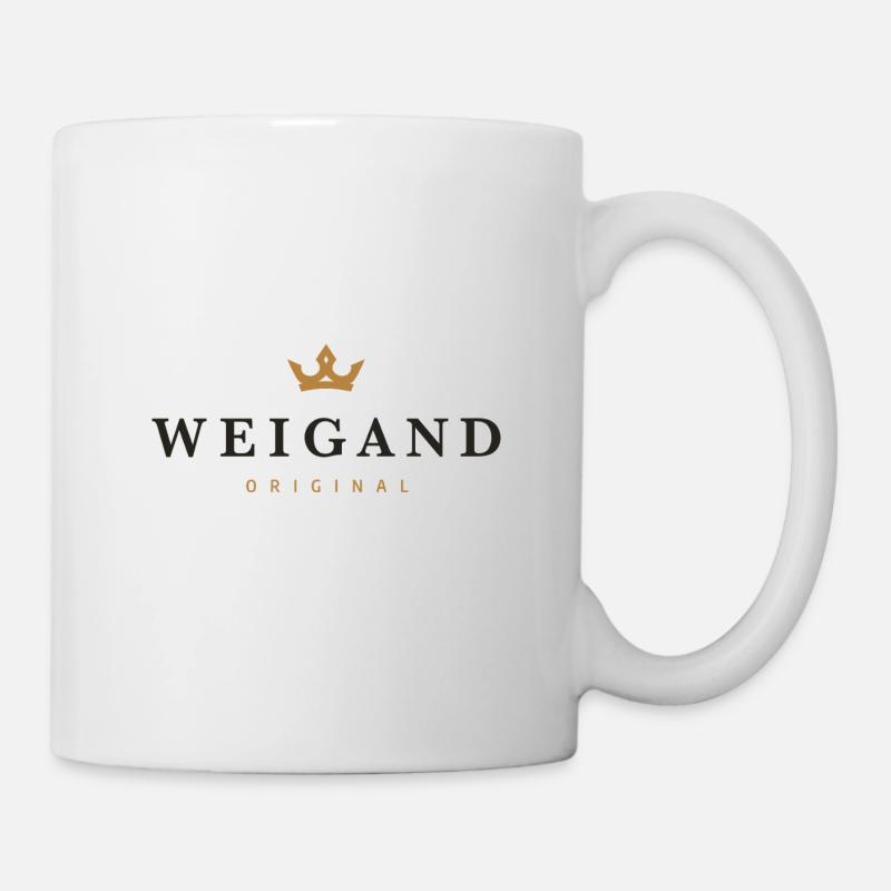 Logo original de la famille Weigand - Mug blanc - blanc