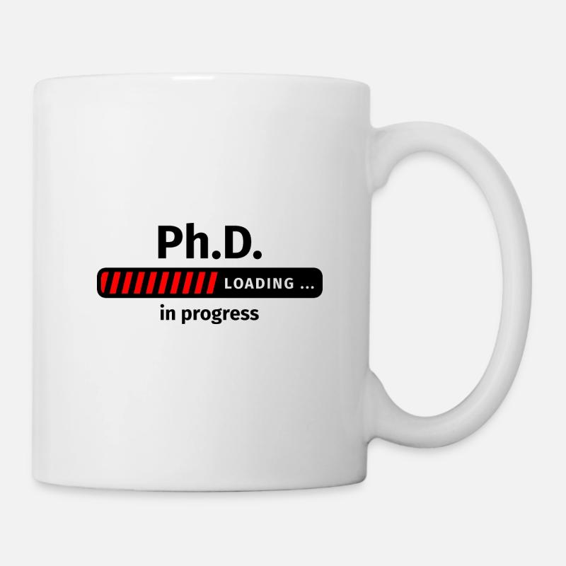 Thèse de doctorat invite la thèse de doctorat - Mug blanc - blanc