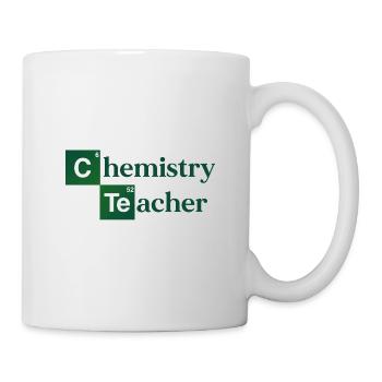 Cadeau de professeur de chimie - Laboratoire de l’école de chimistes - Mug blanc - blanc - Droite