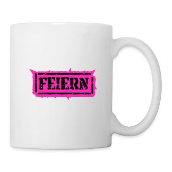 Feiern Junggesellenabschied Techno Disco JGA - Tasse - Weiß - Rechts