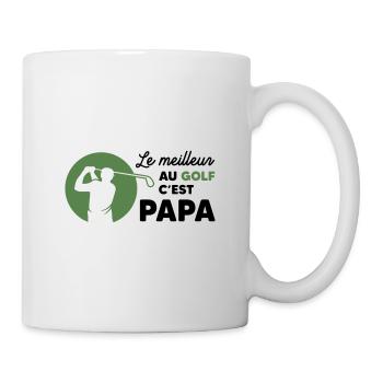 Le meilleur papa Golfeur - Mug blanc - blanc - Droite
