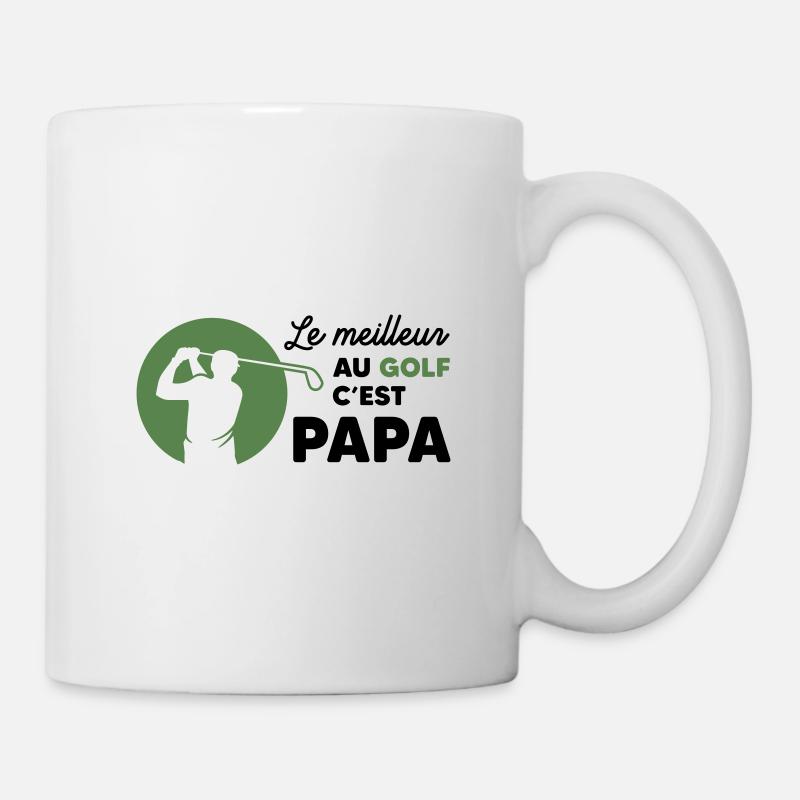Le meilleur papa Golfeur - Mug blanc - blanc