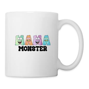 Mama Monster Halloween - Tasse - Weiß - Rechts