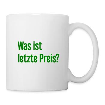 Quel est le dernier prix ? - Mug blanc - blanc - Droite