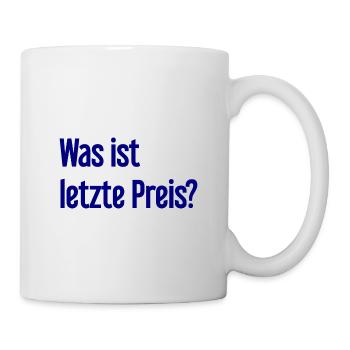 Quel est le dernier prix ? - Mug blanc - blanc - Droite